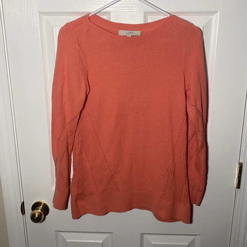 LOFT Long Sleeve Crew Neck Sweater Size Small